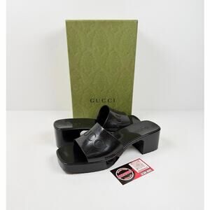 Size 40EU/10W - Gucci Rubber Platform Sandals